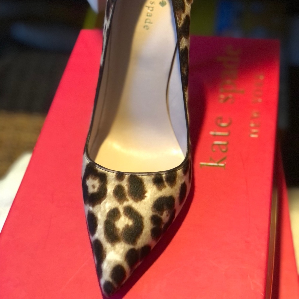 Kate Spade cava hair pump size 8 cheetah